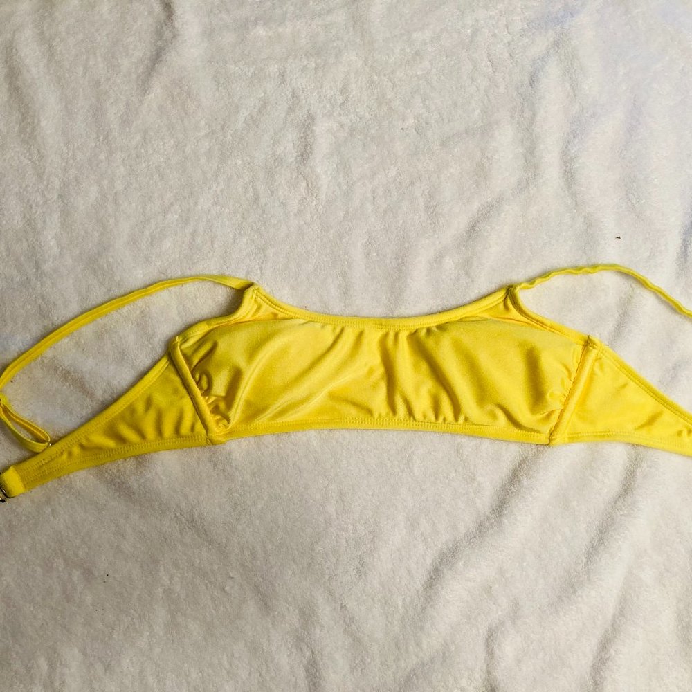 Vibrant yellow bikini